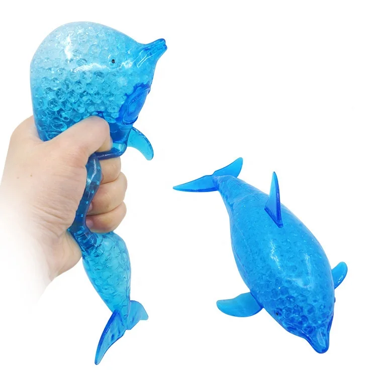Sea Animal Squish Dolphin Squeeze Toys Stress  Relief Balls Fidget Toys  For Kids