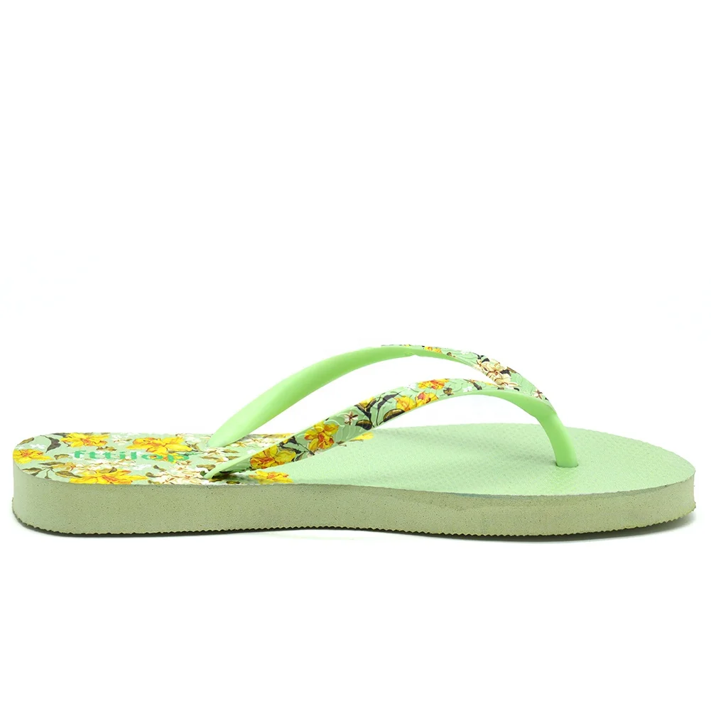 Latest Design ladies slippers Digital Print women flip flops