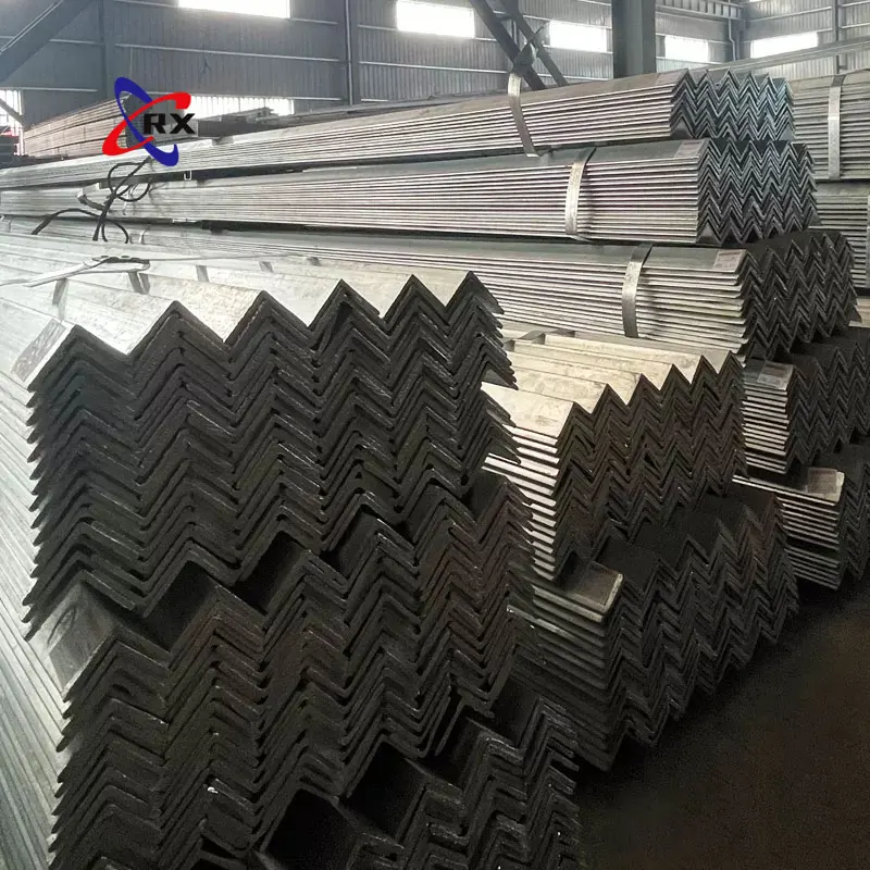 China Manufacturer Hot Rolled Q345 Q235 A36 Standard Iron Angle Steel Bar