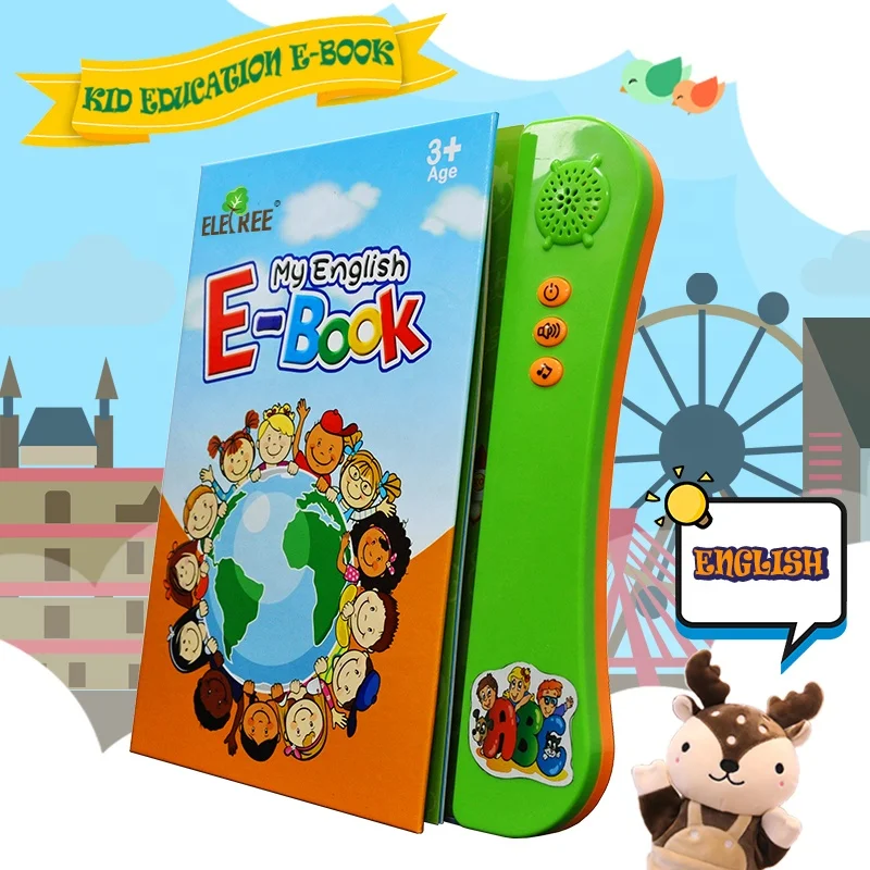 Детские игрушки ELETREE обучающая интерактивная книга Элли для детей на день