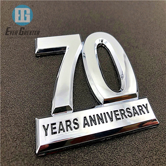 Car LOGO China Direct Sales Factory New ABS Plastic 3D Letter Badge 3m Chrome Emblems