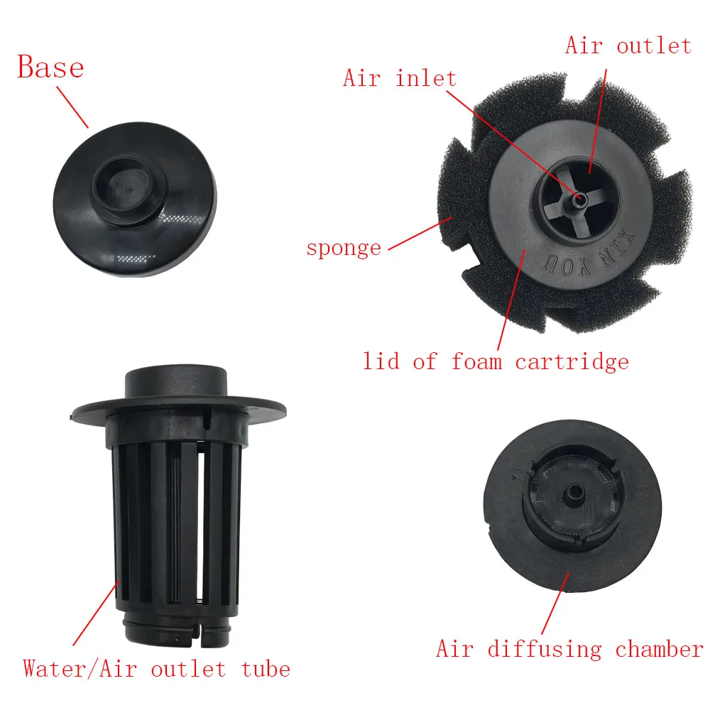 XINYOU Koity Aquarium Internal Waterfall Filter Water Filter Filter Media Aquariums & Accessories XY-180 Fish Tank Black 100L