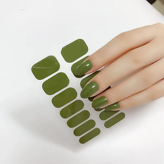 2023 Hot Sale Art Decorative Plastic Neon Color gel Polish Water Decals Nail Sticker Custom for Women