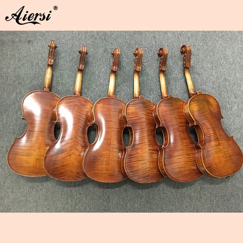 Buy Violin Professional violin hanfmad 4 4 full size Dark Matte stringed musical instrument for high level players