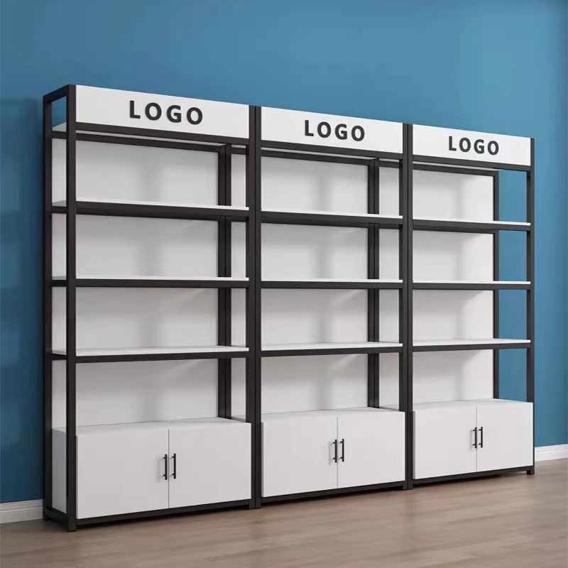 Table top cosmetic showcase display rack for cosmetics store