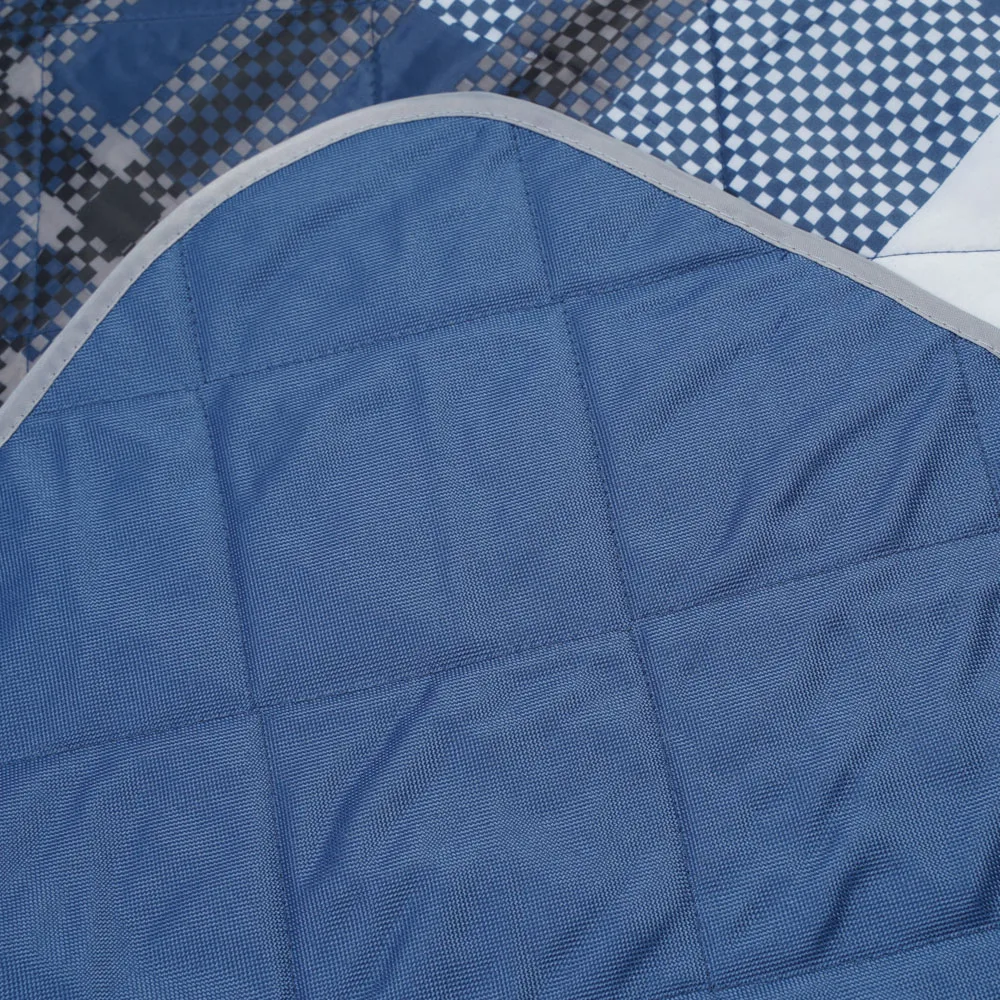 Custom Print Recyclable Washable Oxford Luxury Canvas Picnic Mat with Bag Camping Waterproof Outdoor