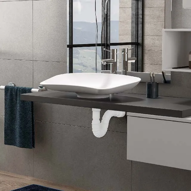 Hot Sale Modern Style Made in Italy Extensible Flexible Siphon  drain Pipe Made Of Polypropylene Use For Bathroom Made In Italy