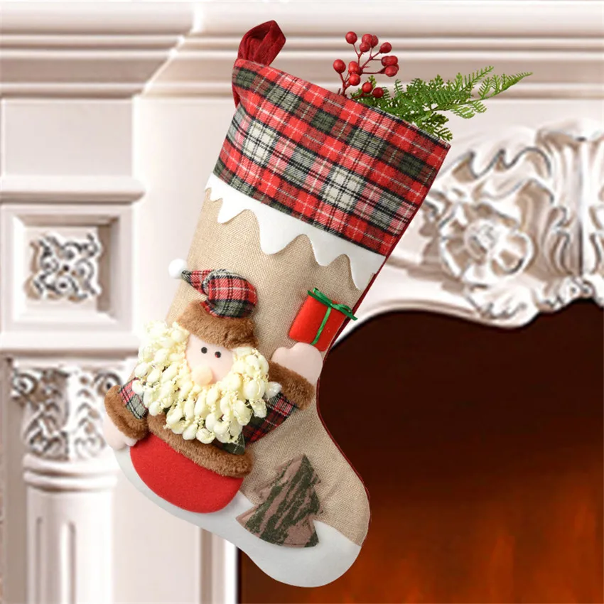 Christmas Decorations Christmas Stocking Candy Gift Bag Christmas