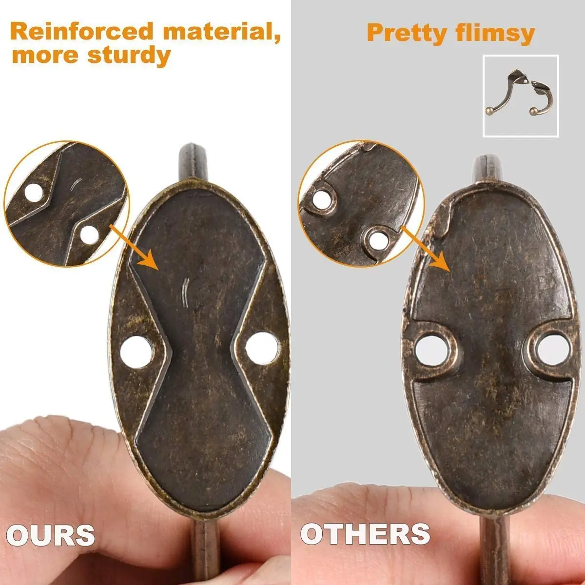 Zinc Alloy Metal Coat Hook Wholesale Factory Wall Hook Single Hat Hanger Decorative Metal Clothes Hook