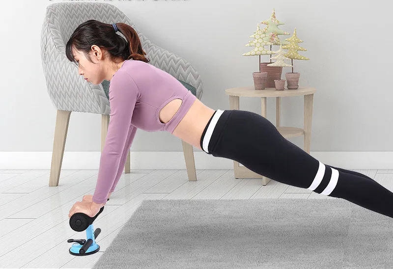 Home fitness Portable 3 Height levels Adjustment floor rubber sucker Sit Up trainer Assistant Bar With Support Rod
