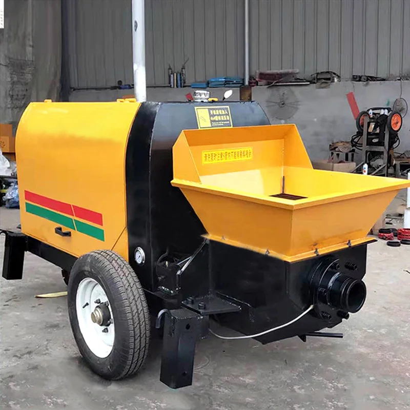 Times Power factory locomotive train concrete transfer pump small concrete pump prices concrete mixer with pump