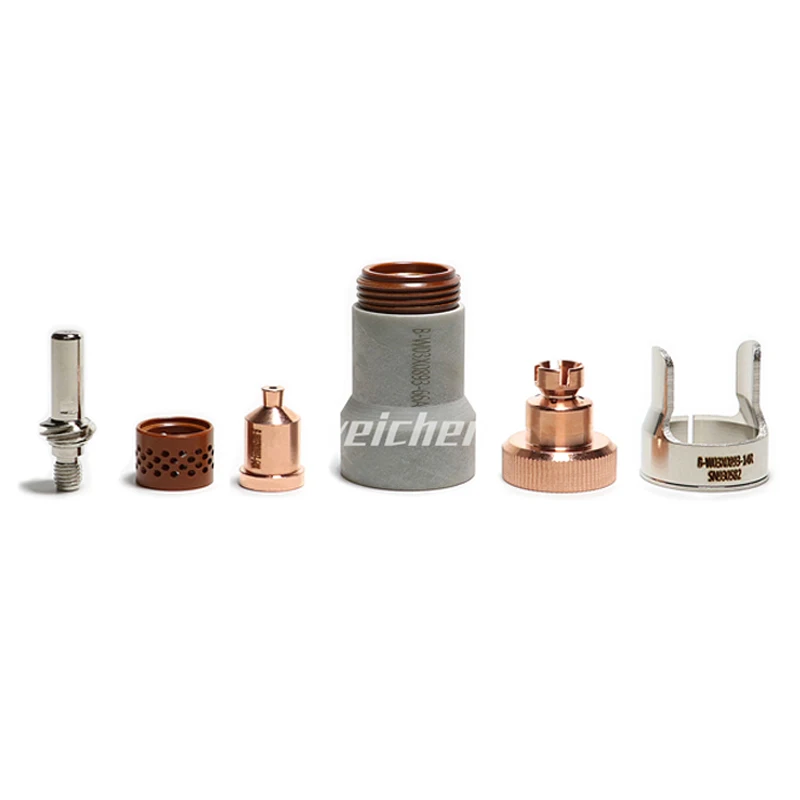 Plasma Consumable Shield Swirl Ring Retaining Cap Standoff Nozzle Electrode CNC Plasma Cutting Machine LC105 Plasma Spare Parts