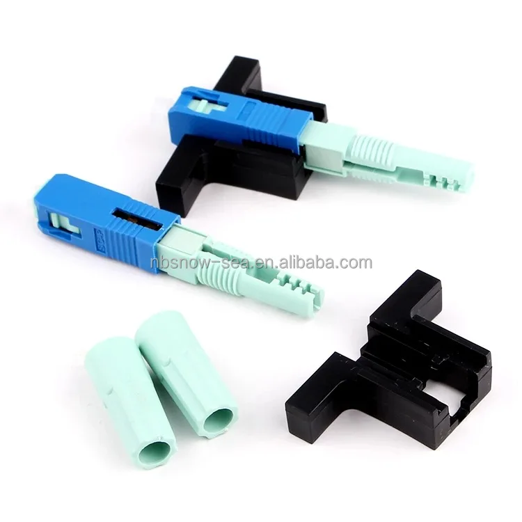 SC/UPC SC/APC Quick Field Assemble T Wedge Screw Thread Embedded 58mm Type Fiber Optic Fast Connector