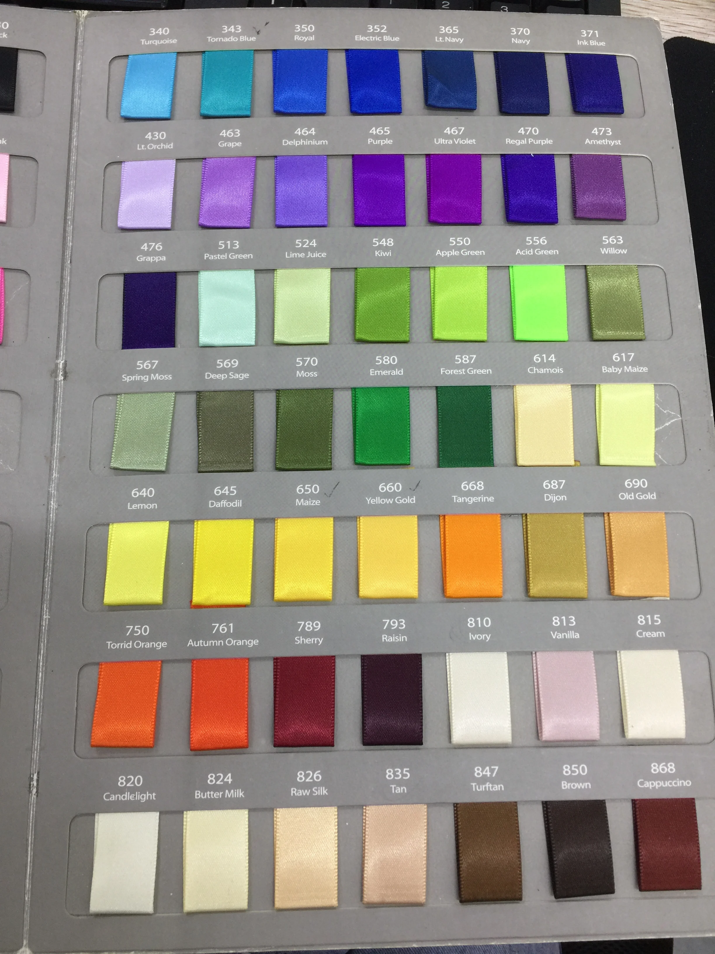 Factory direct wholesale double face satin ribbon roll