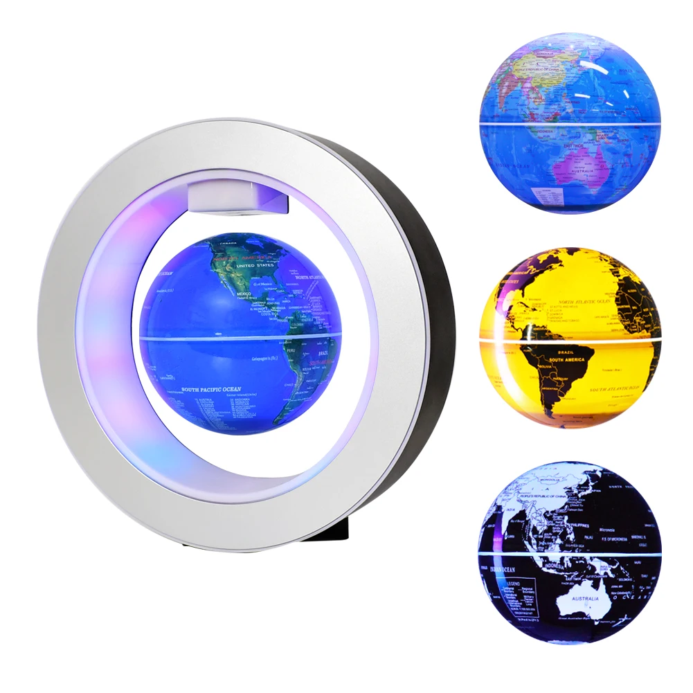 Round Shape Floating Magnetic Globe ,Levitation Magnetic Rotating Globe as Gift