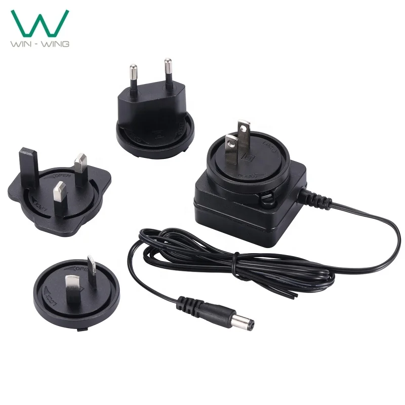 En62368 En61347 En61558 En60335 Version 12v 0.5a Dc interchangeable plug power