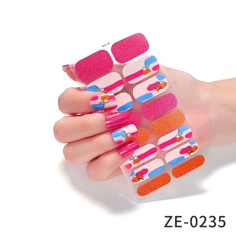 Wholesale price custom dashing diva luxury nail stickers mix lot art stickers