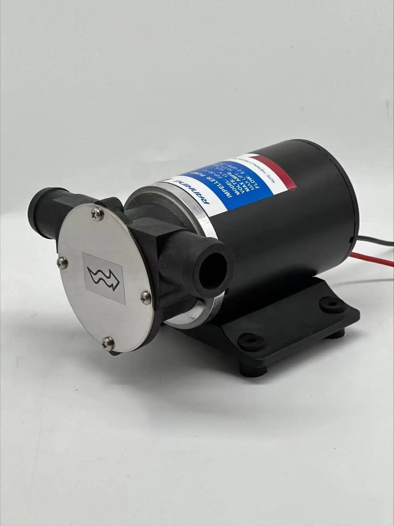 RANKING 24V  Marine Yacht Micro Solar Salt Water Pump Machine DC Self Priming Flexible Impeller Coling Circulation Bilge Pump