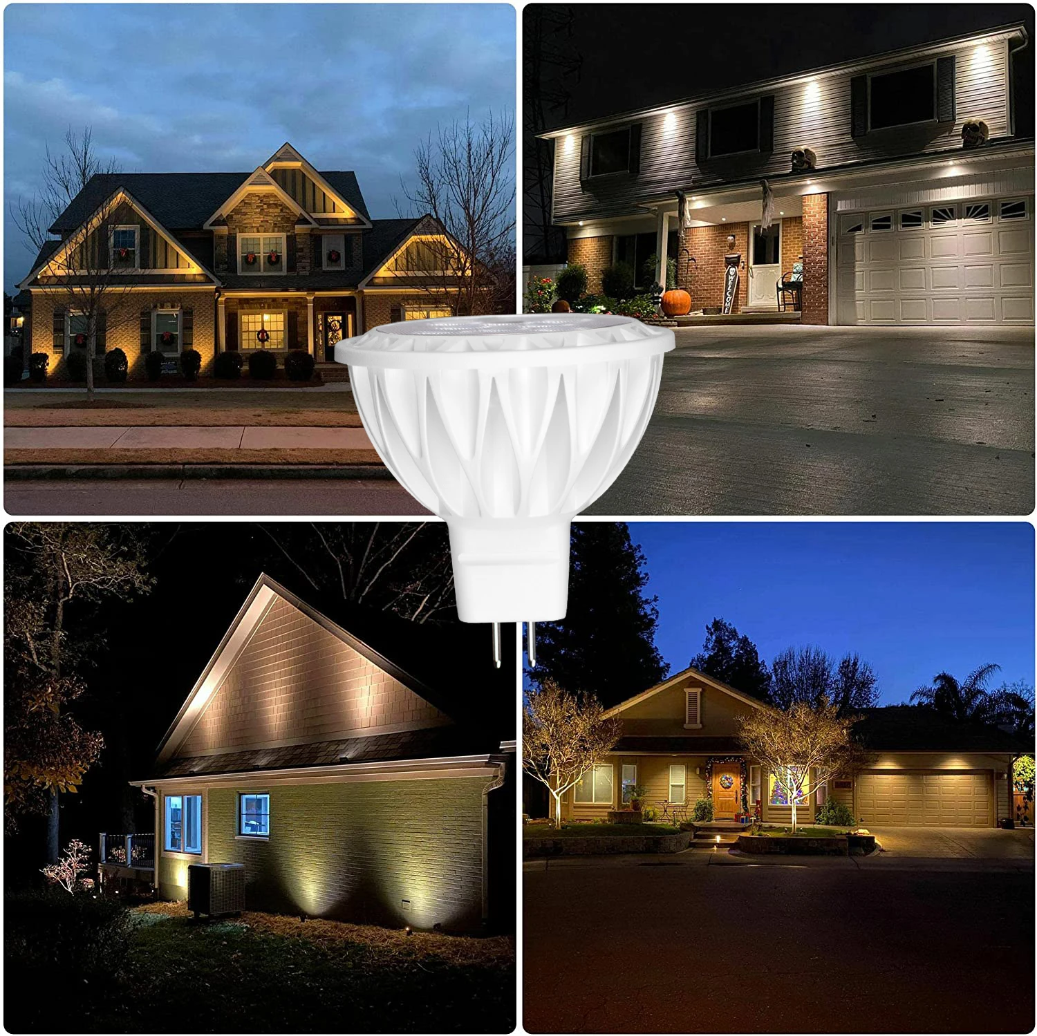 Led Spotlight 5W 6W Gu10 Gu5.3 Mr16  Lamp Ac 110V-240V  Indoor Outdoor Spot Bulb