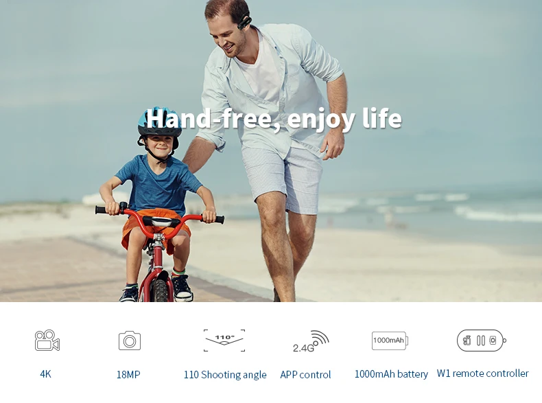 
ORDRO EP6 POV Professional Mini Camcorders Vlog Digital Wireless 4K UHD Video Camera 