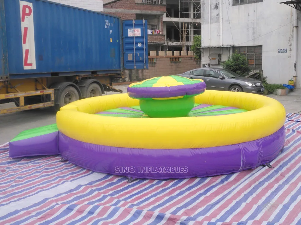 Commercial Grade Kids N Adults UFO Inflatable Fighting Arena for Interactive Jousting Game Used