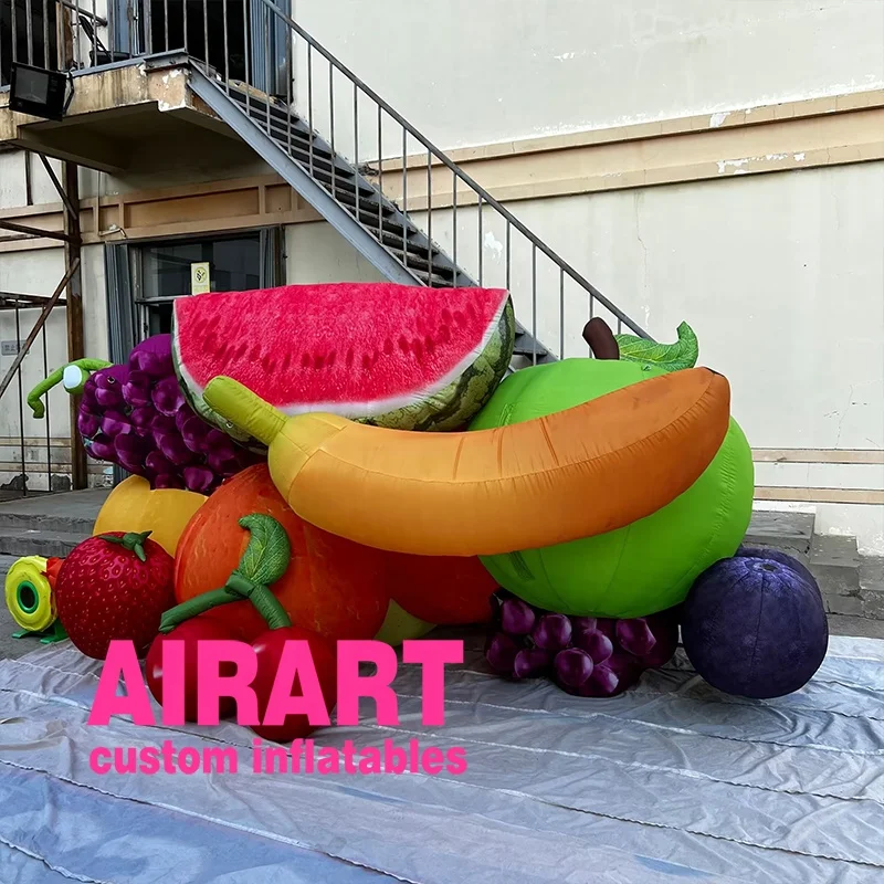 Chinese cabbage inflatable vegetable fruit for park yard decoration