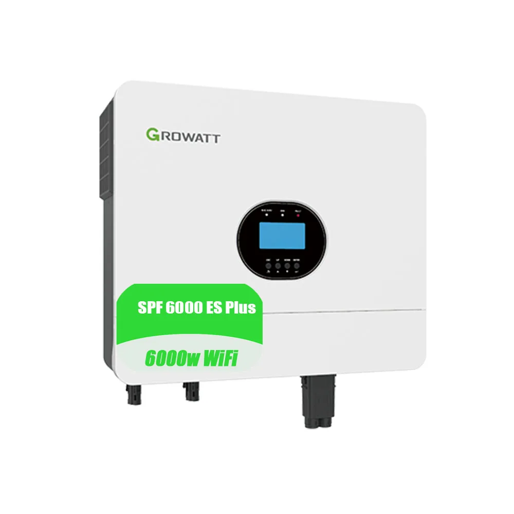 Growatt SPF6000 ES плюс 6000 Вт однофазный 230 В DC/AC автономный солнечный инвертор 6 кВт для использования в жилых помещениях