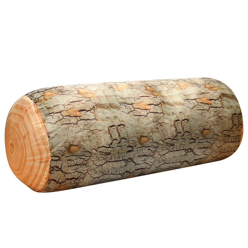 2024 Hot selling new create emulational tree stump cushion plush stuffed toy pillow for kids