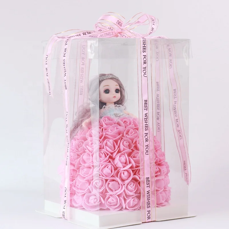 Personality Doll Rose Princess Series Bubble Flower Doll Wholesale Christmas Gift PE European and American New Home Decoration