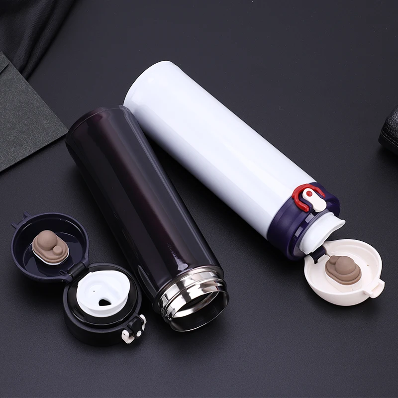 Вакуумные фляжки и термосы, бутылка для воды из нержавеющей стали, двойная настенная крышка