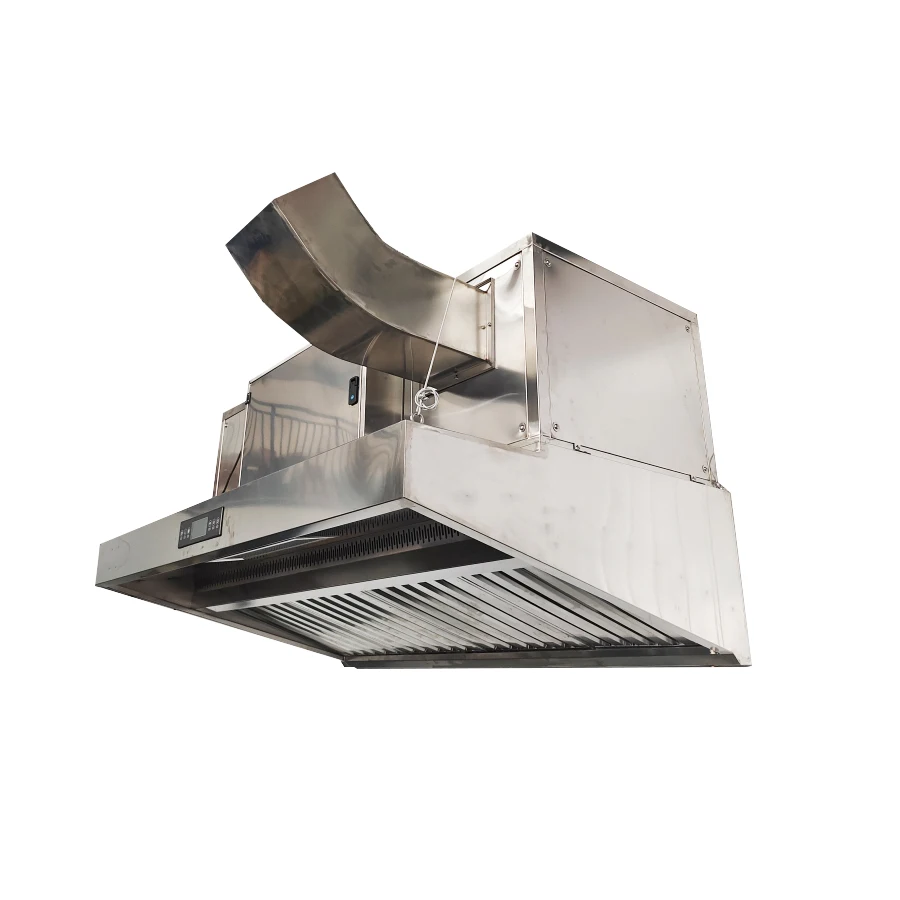 Kitchen Extractor Hood With Oil Mist Collector And Electrostatic Precipitator For Filter Kitchen Exhaust Smoke Oil Grease Smell
