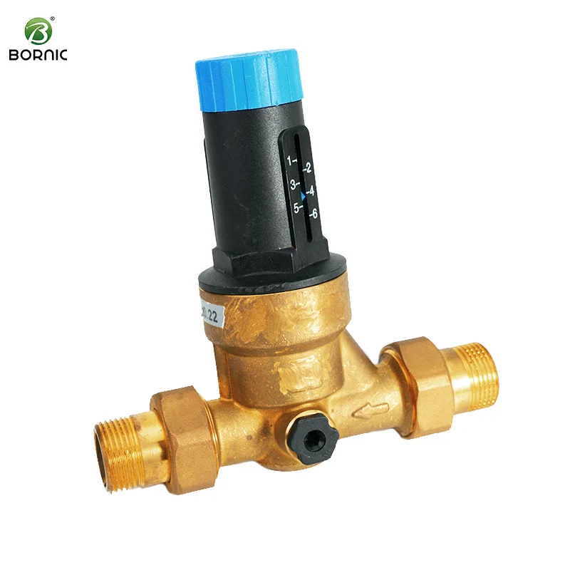 CW617N HPB57-3 Brass Pressure Reducing Valve Thickened Pressure Gauge For Tap Water Pressure Regulating valve