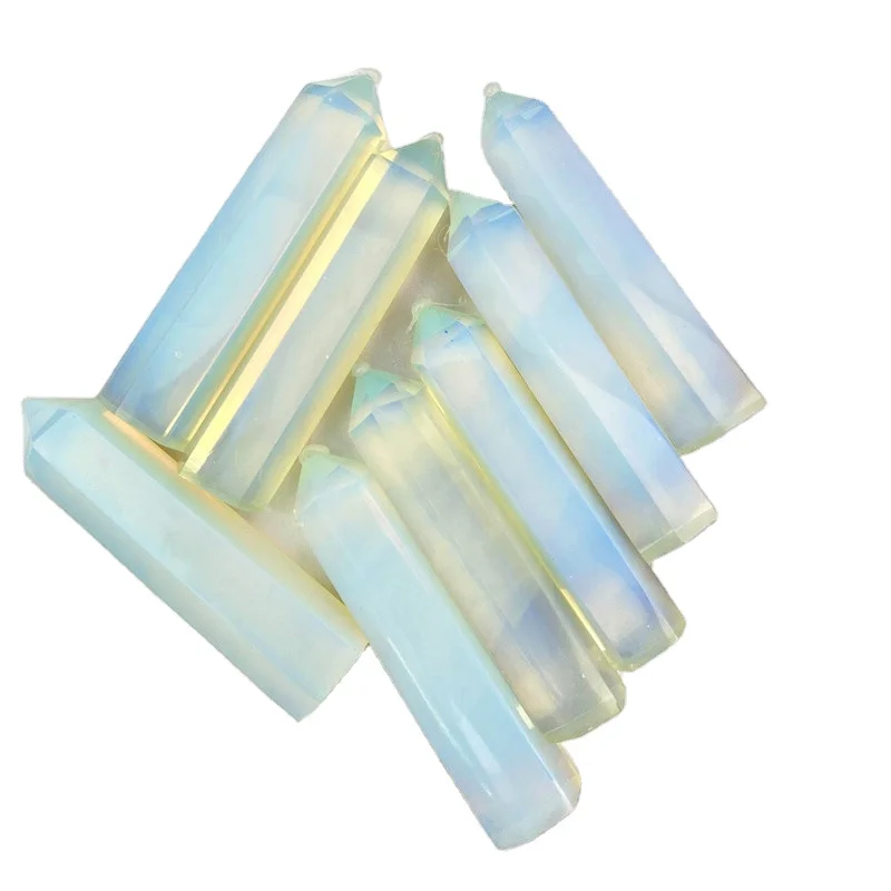 Customized Gemstone Healing Crystal Tower Wand Crystal Tower Points Opalit Tumbl Crystal For Decoration