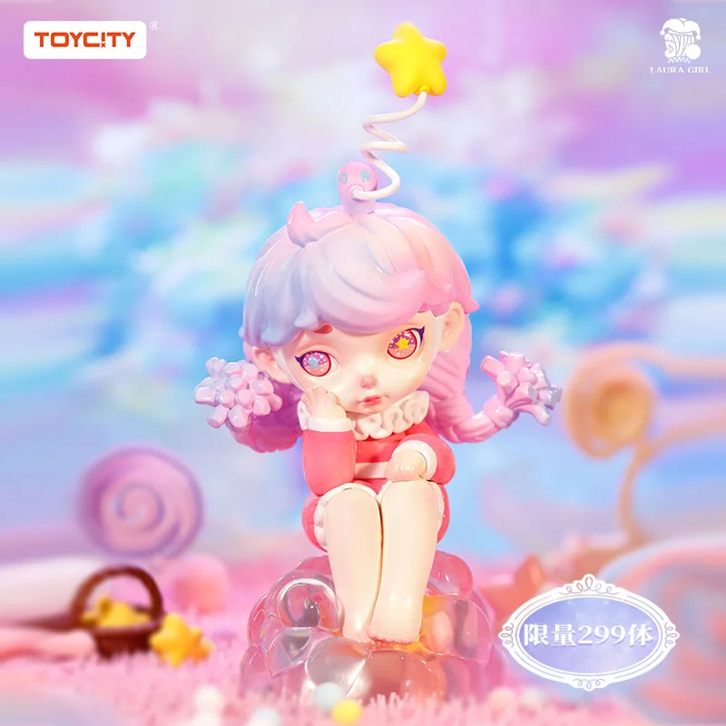 Laura Girl Blue-Sky Thinking Series 200% 18cm Large Size PVC Resin Figure Collectible Art Toys Anime Doll Collection Model Toys