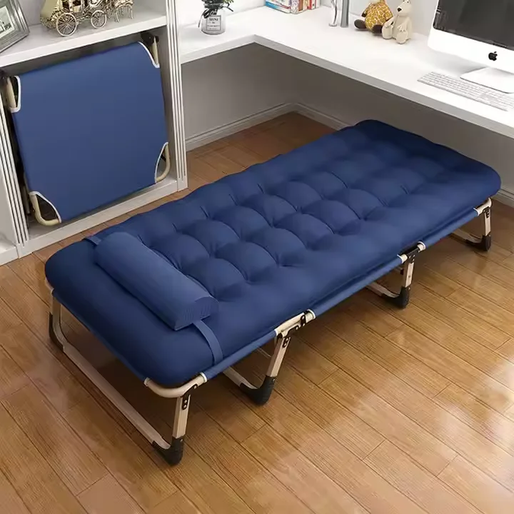 Stainless Steel Adults Customize Single Double Outdoor Beach Portable Folding Camping Cot Sleeping Bed for hiking