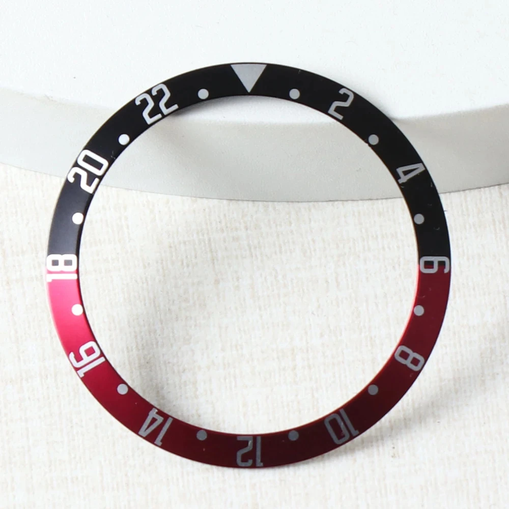 39.7mm * 32.8mm Watch Bezel Insert Aluminium For Tudor For Seiko Mods NH35 Watch Accessories Case Ring Green Luminous Bezel