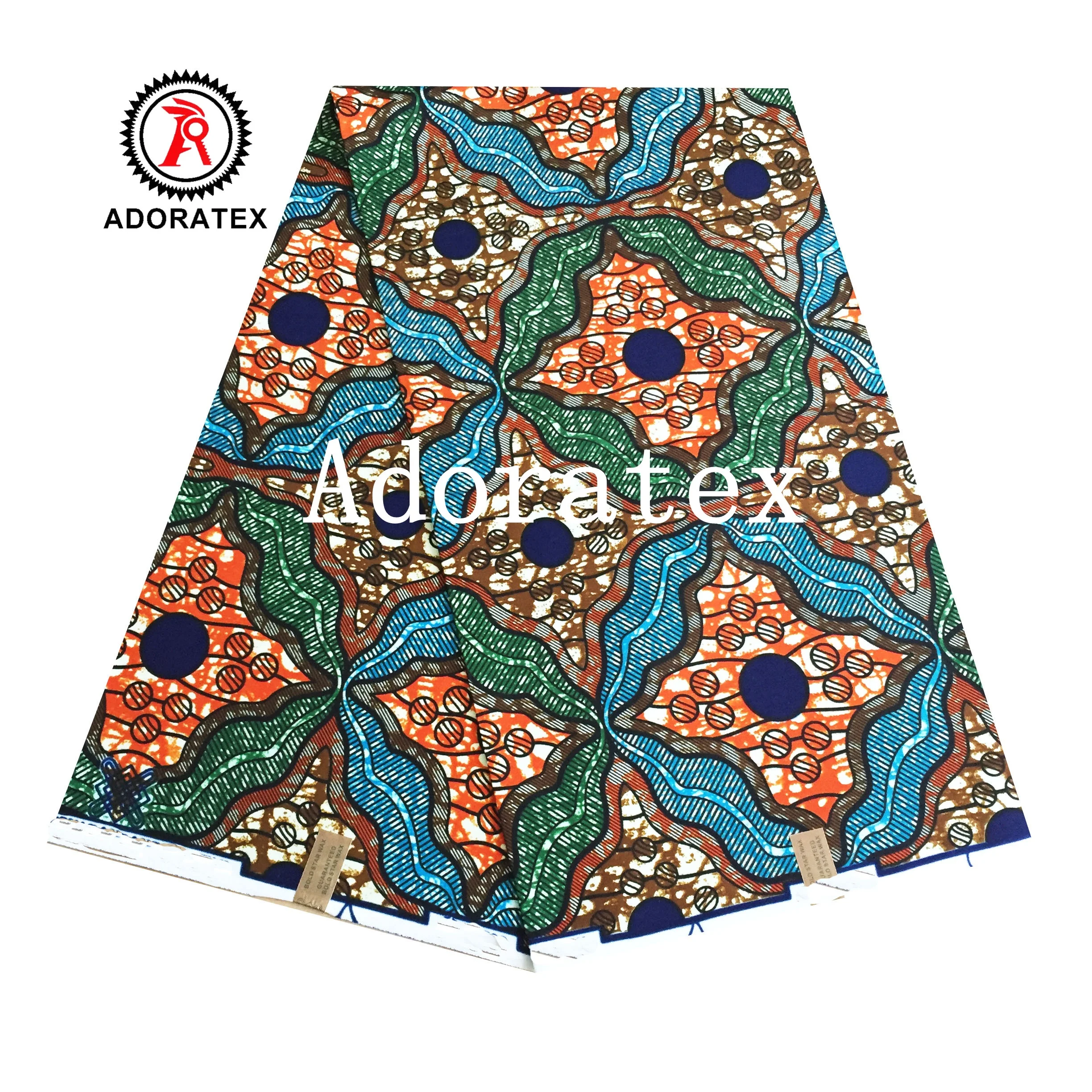 
New chic fabrics textiles 100% cotton african wax prints fabric 