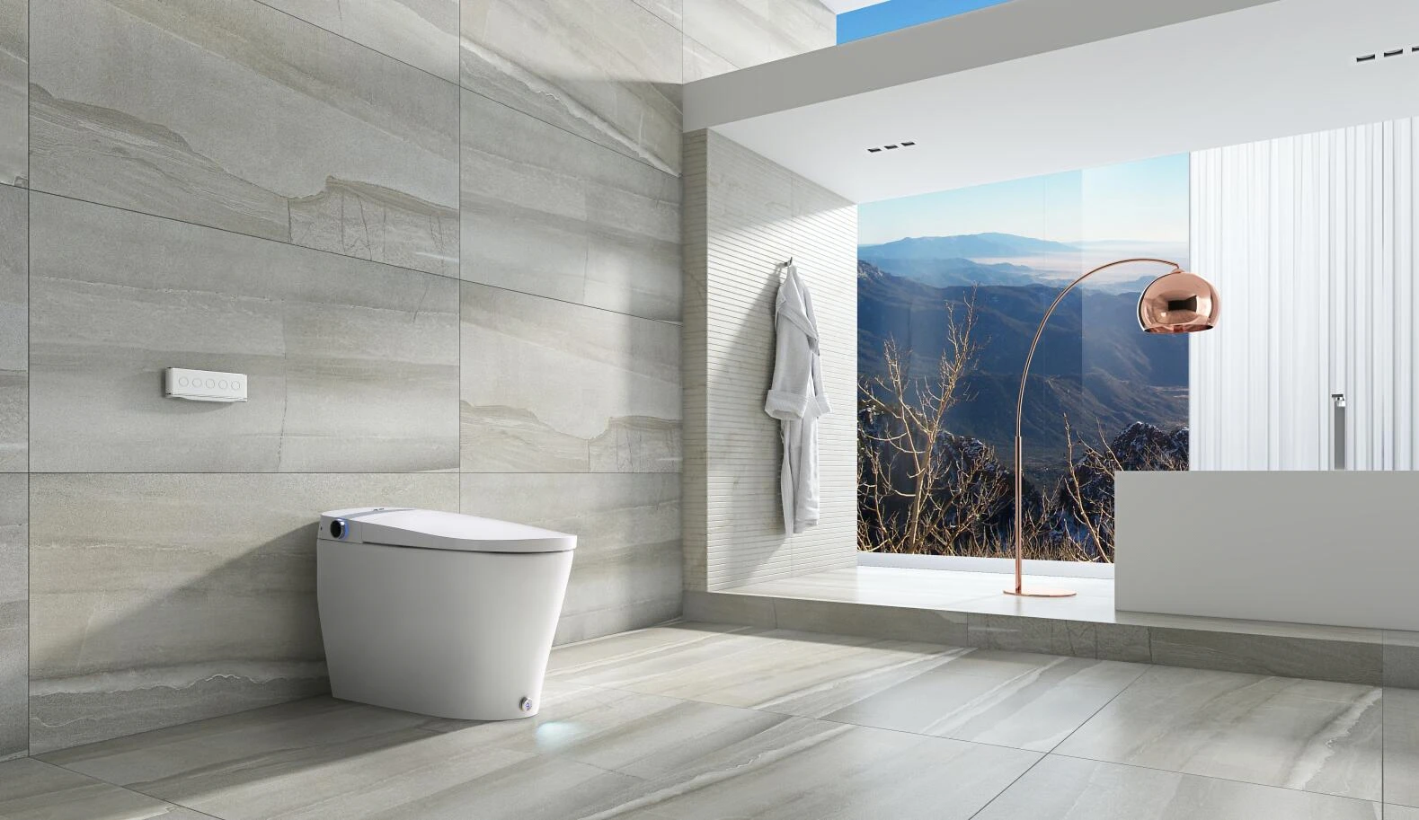 Megmeet MA90  Chinese girl toilet smart piss closestool automatic toilet seat cover intelligent toilet