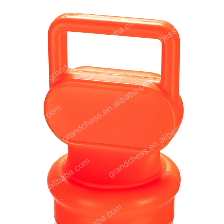 1250mm Flexible Traffic PE Plastic Reflective Road Delineator Post With Rubber Base