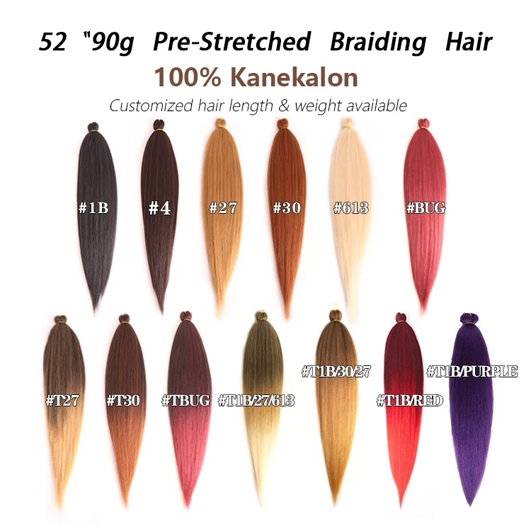  100% Kanekalon предварительно растягивающийся easy ez braid синтетический Джамбо удлинитель xдавление выражение растягивающиеся плетеные
