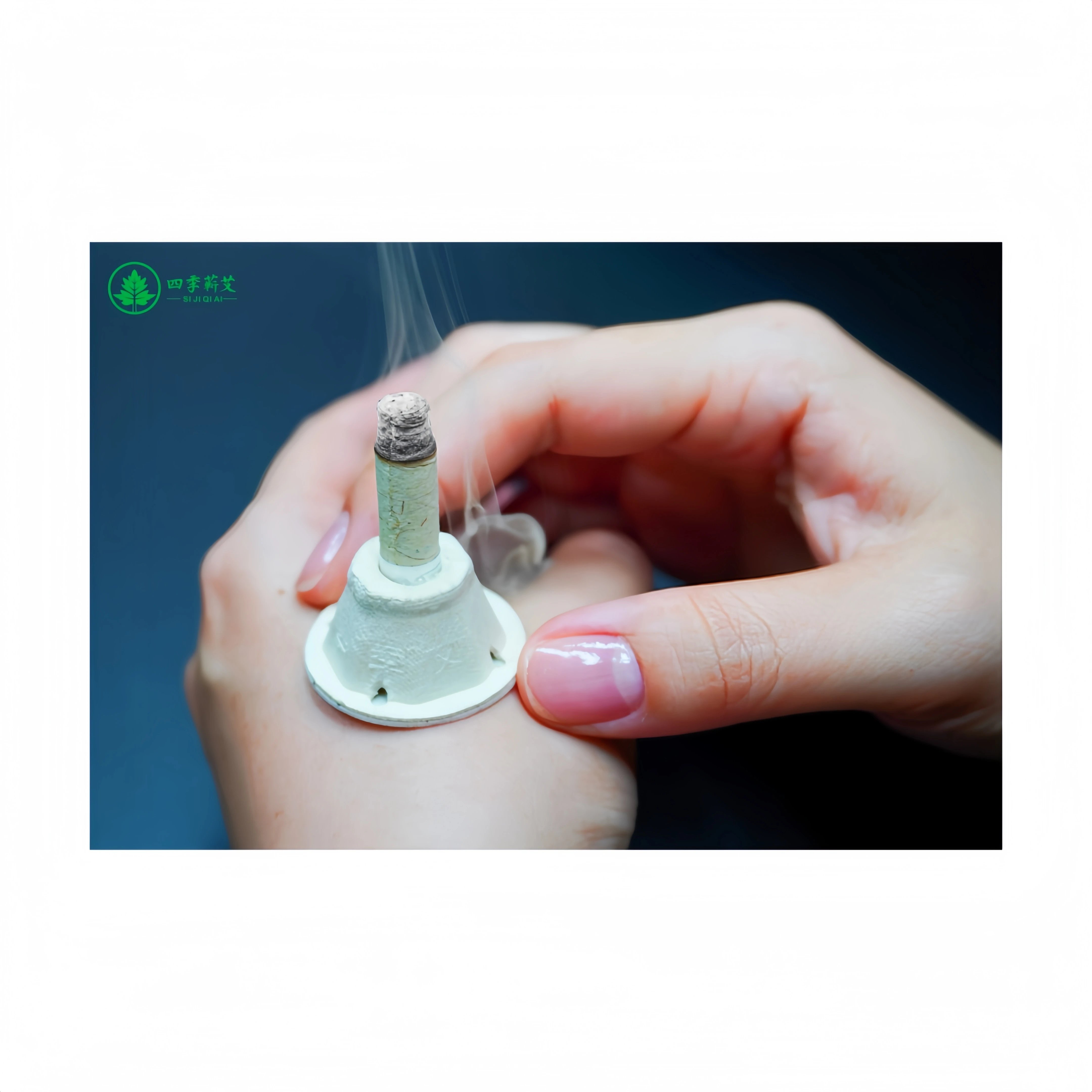 moxibustion tube paste self-stick Mini Moxa candle Self-adhesive acupuncture points massage sticker moxa stick