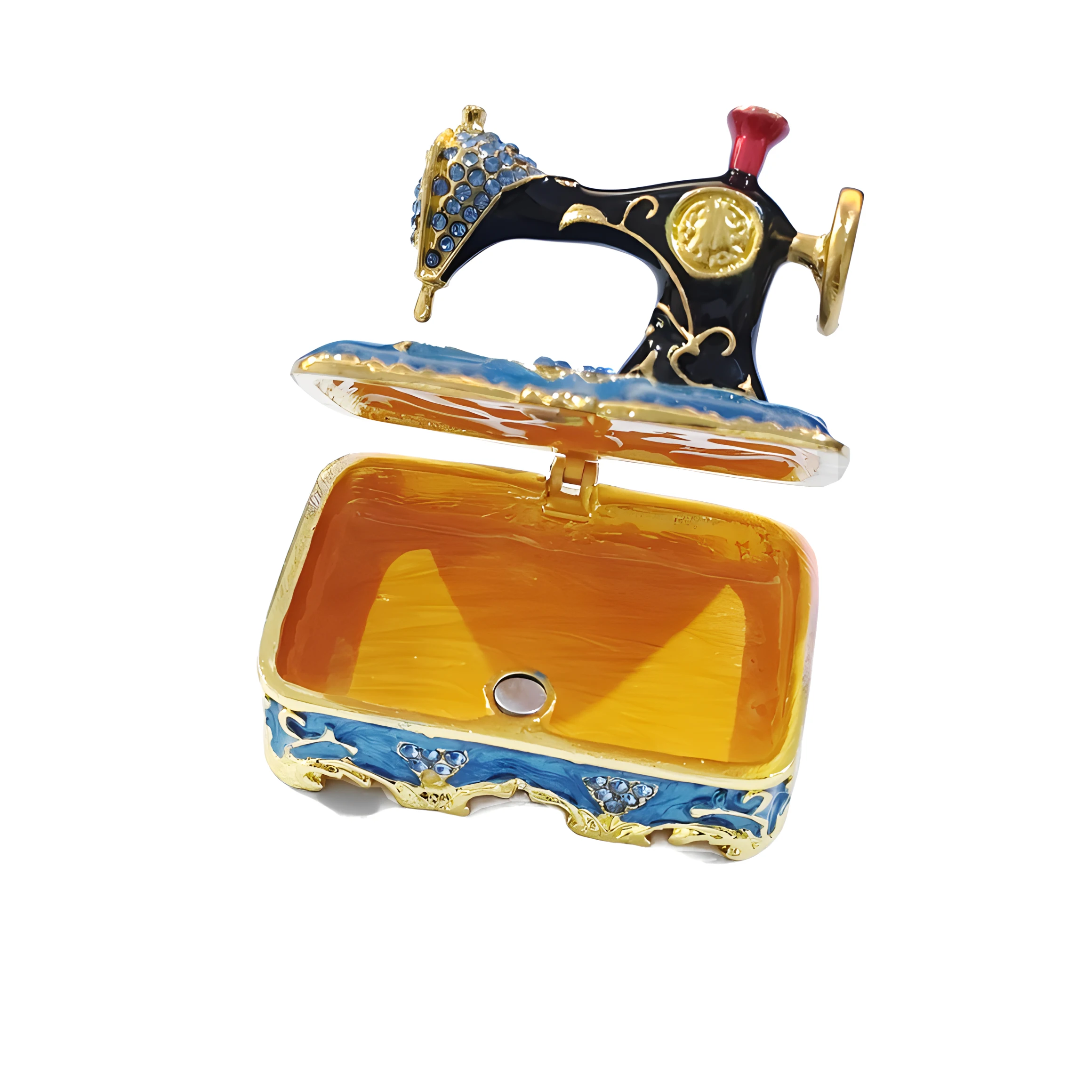 Middle East camel creative jewelry box Metal enamel creative ring necklace earrings storage box sold in Europe