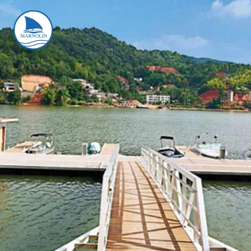 Dock equipment modular used jetski ship floating dock plastic pontoons