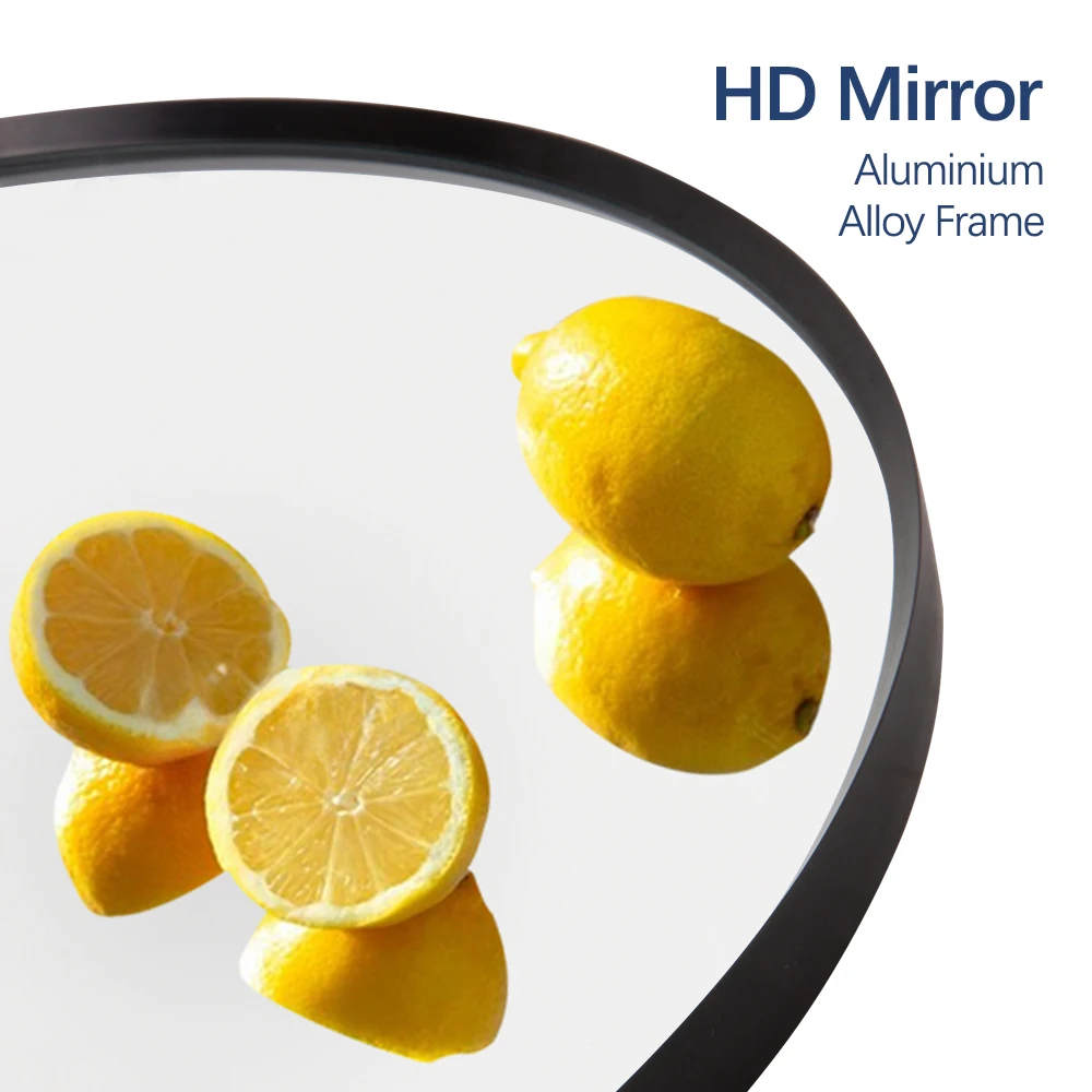 Luxurious led mirror cabinet touch / motion sensing switch deforgger oval full-length vanity living room led bathroom mirror
