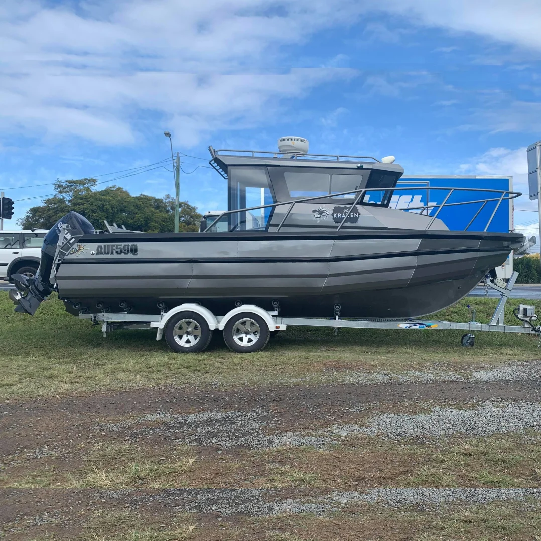 Gospel Boat fishing vessel Easy Craft 7.5m/25ft Aluminum fishing boat with walk around