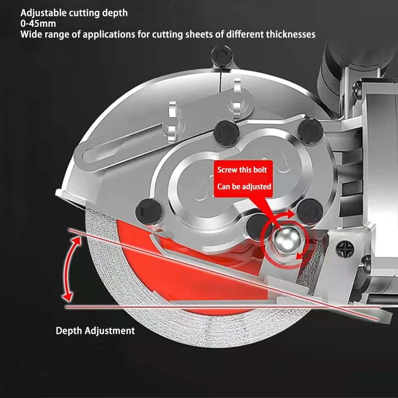 MRY 8280W 7000r/min  133mm electric wall chaser machine wall chaser grooving cutting machine industrial wall chaser machine