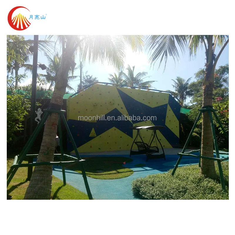 2024 training center sports outdoor backyard climbing wall for kids outdoor