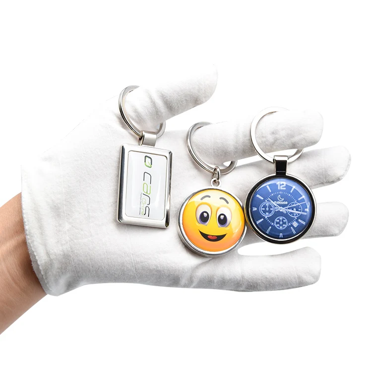 Custom company logo die cast zinc alloy zamac design enamel metal key chain tags keyring keychain