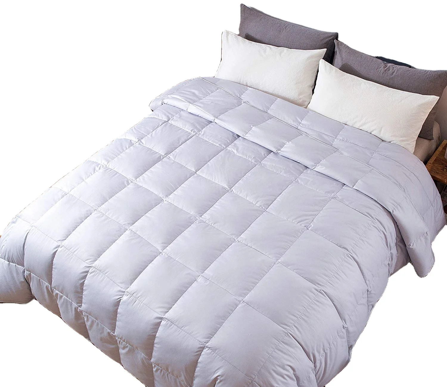 Comfortable solid color soft duck goose down quilt comforter duvet