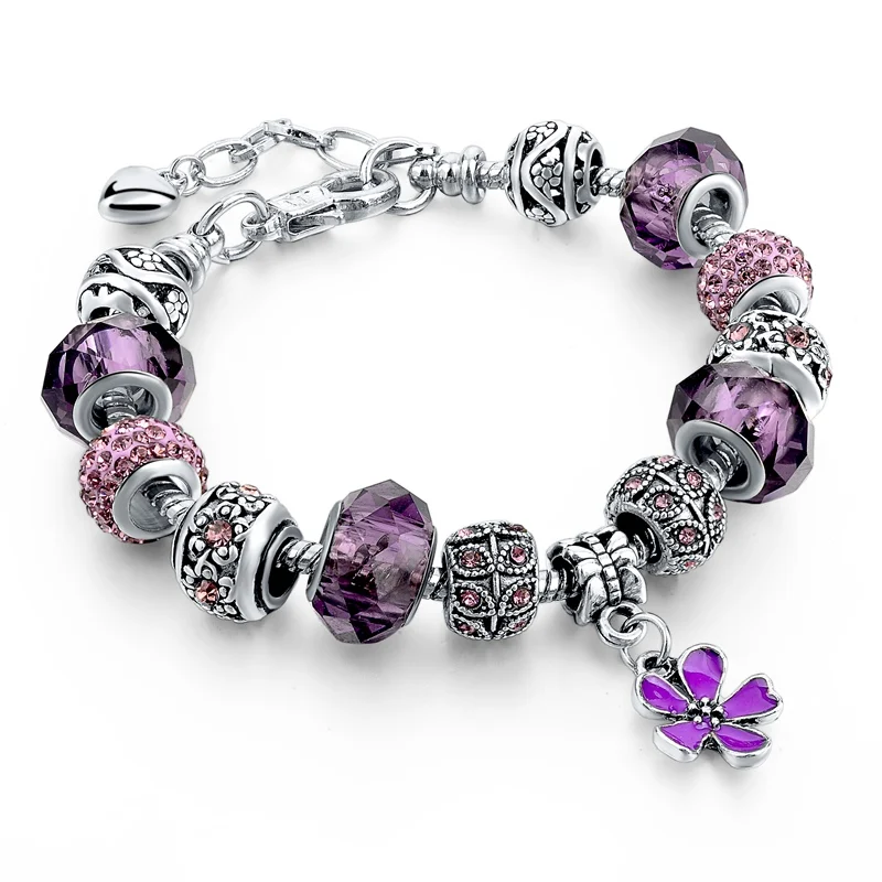 Brave Light Jewelry Factory Price European Big Large Beads Charm Bead Bracelet For Birthday Anniversary Christmas Gift